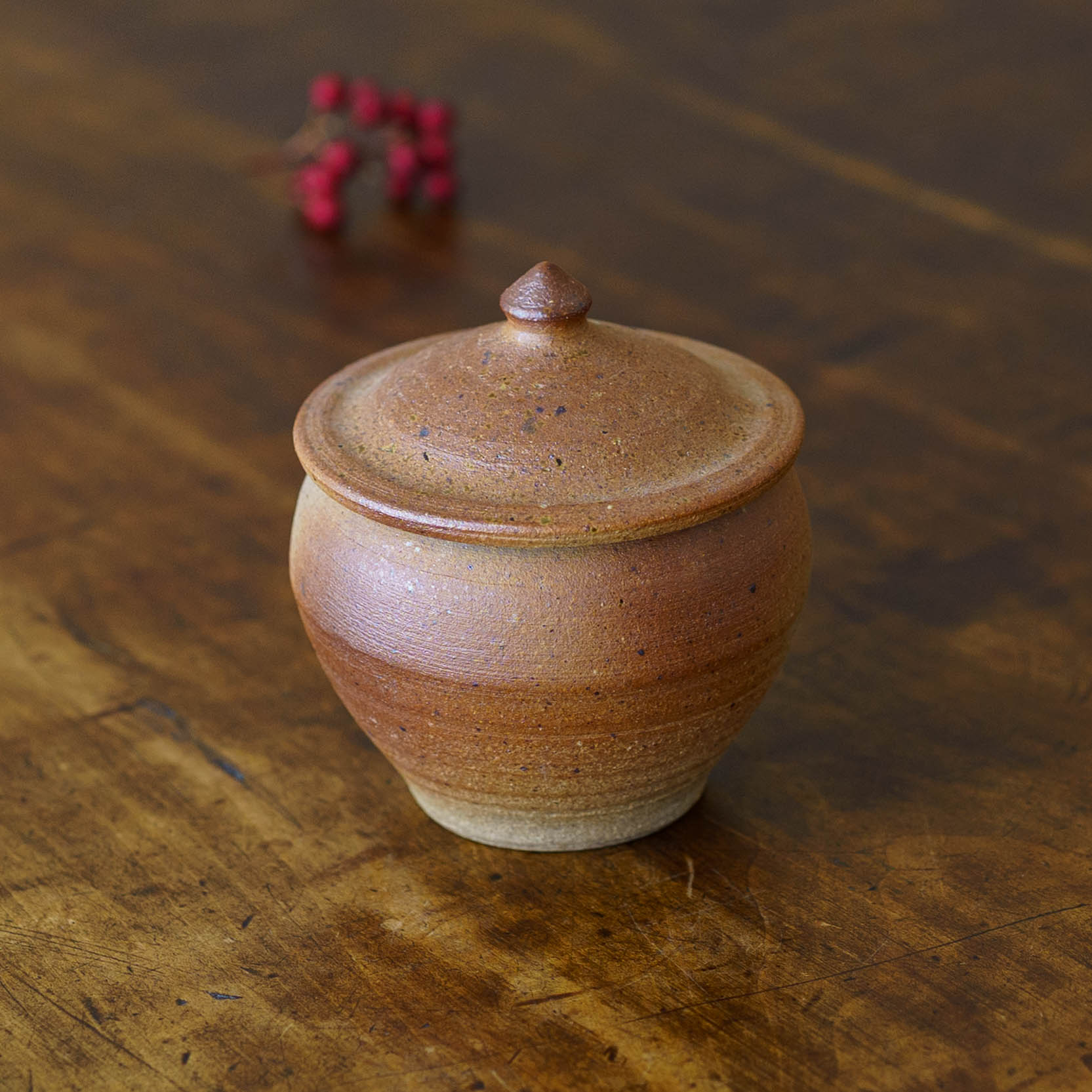 益子焼 川尻製陶所 塩壷 上膨れ S｜和食器通販 四季折折 – 四季折折