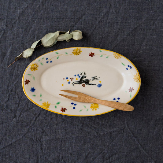 矢島操さんのイロエオーバル小鹿