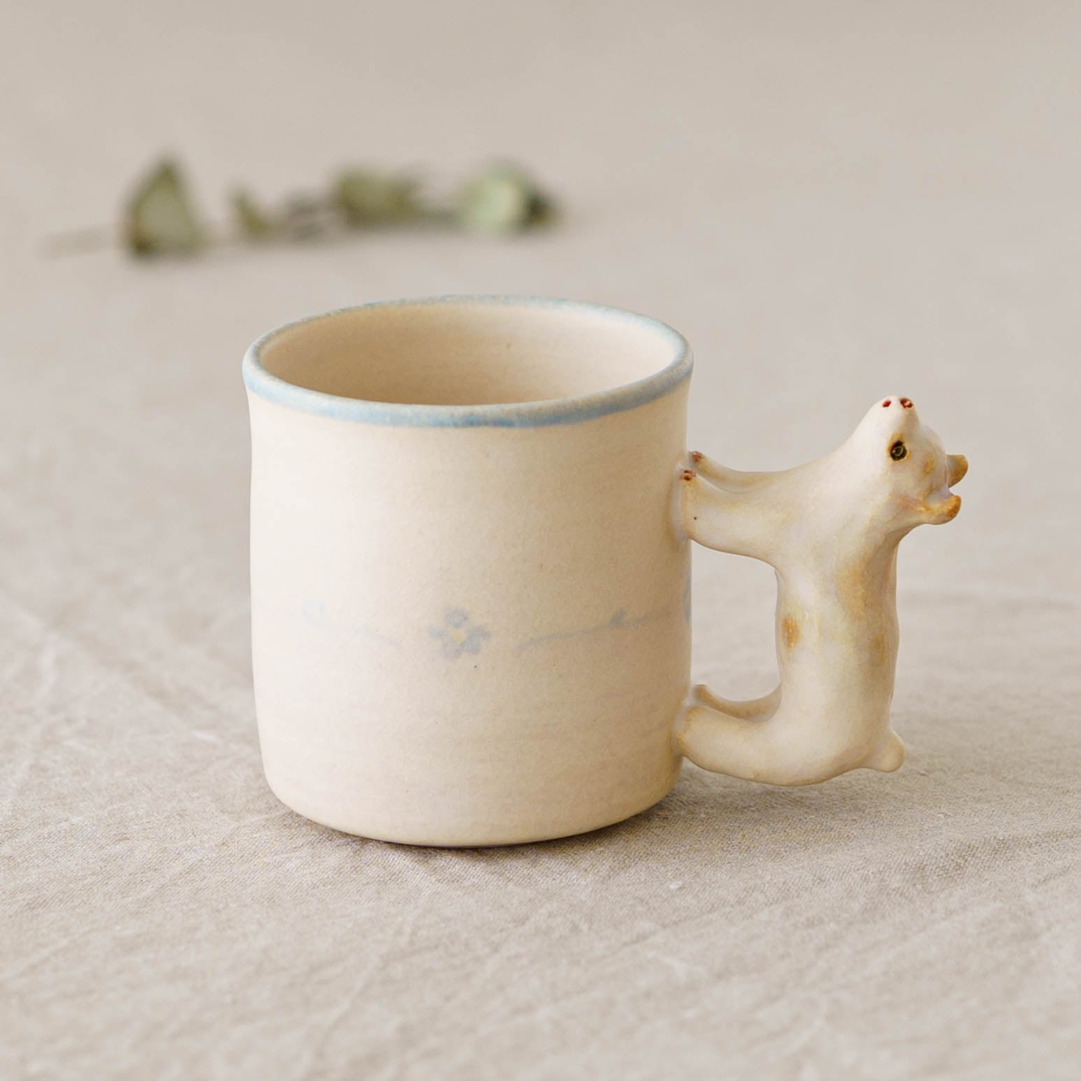 陶芸作家 こいずみちはる dog mug｜作家もののうつわ通販 四季折折