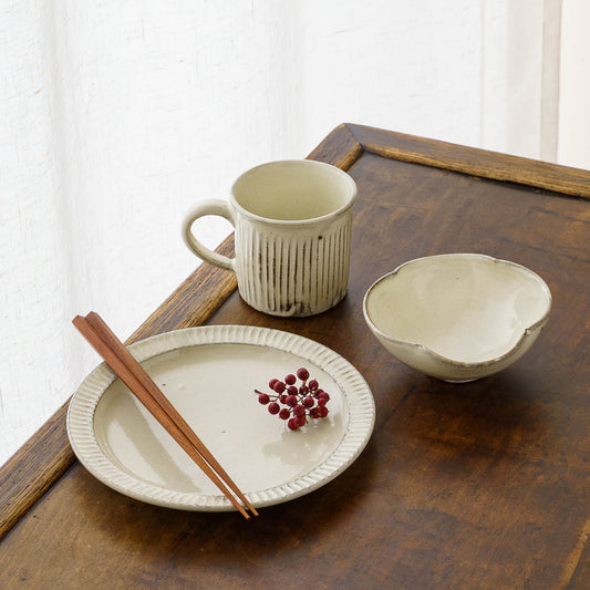 粉引鎬マグ|戸津圭一郎