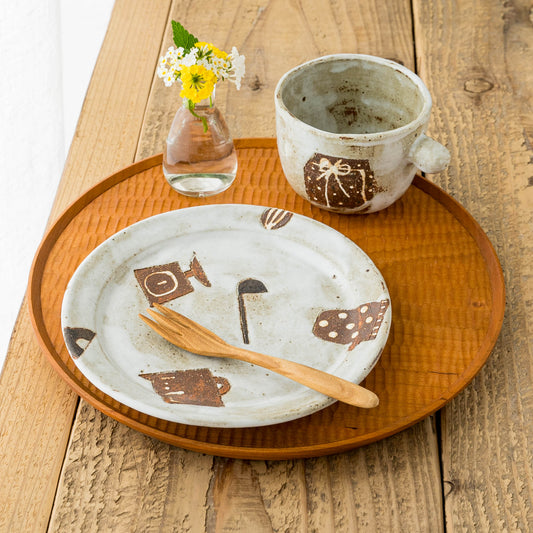 18.5cm plate A|Junko Okazaki