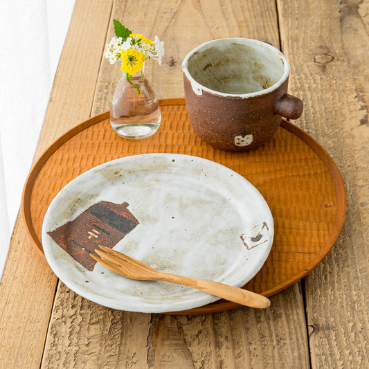 18.5cm plate B|Junko Okazaki