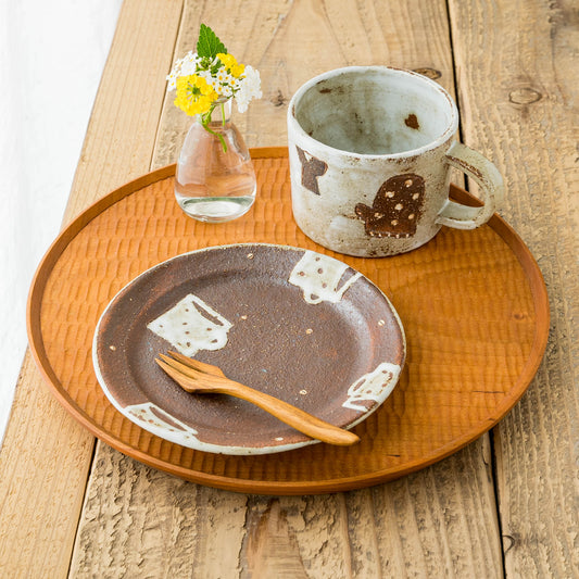 15.5cm plate D|Junko Okazaki