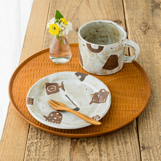 15.5cm plate B|Junko Okazaki