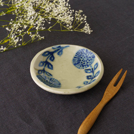 Small Plate B Blue|Urara Matsuzaki