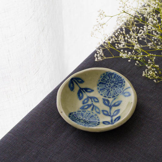 Small Plate A Blue|Urara Matsuzaki