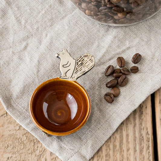 poetoria種田ゆかさんのコーヒーメジャースプーンりす