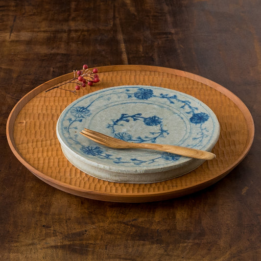 加賀美円さんの安南手6寸プレート皿