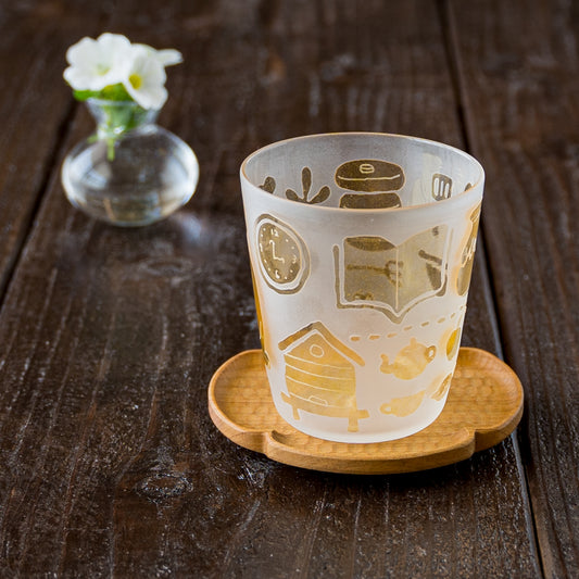 テーブルがもっと可愛くなるワタナベサラさんのおやつのグラス