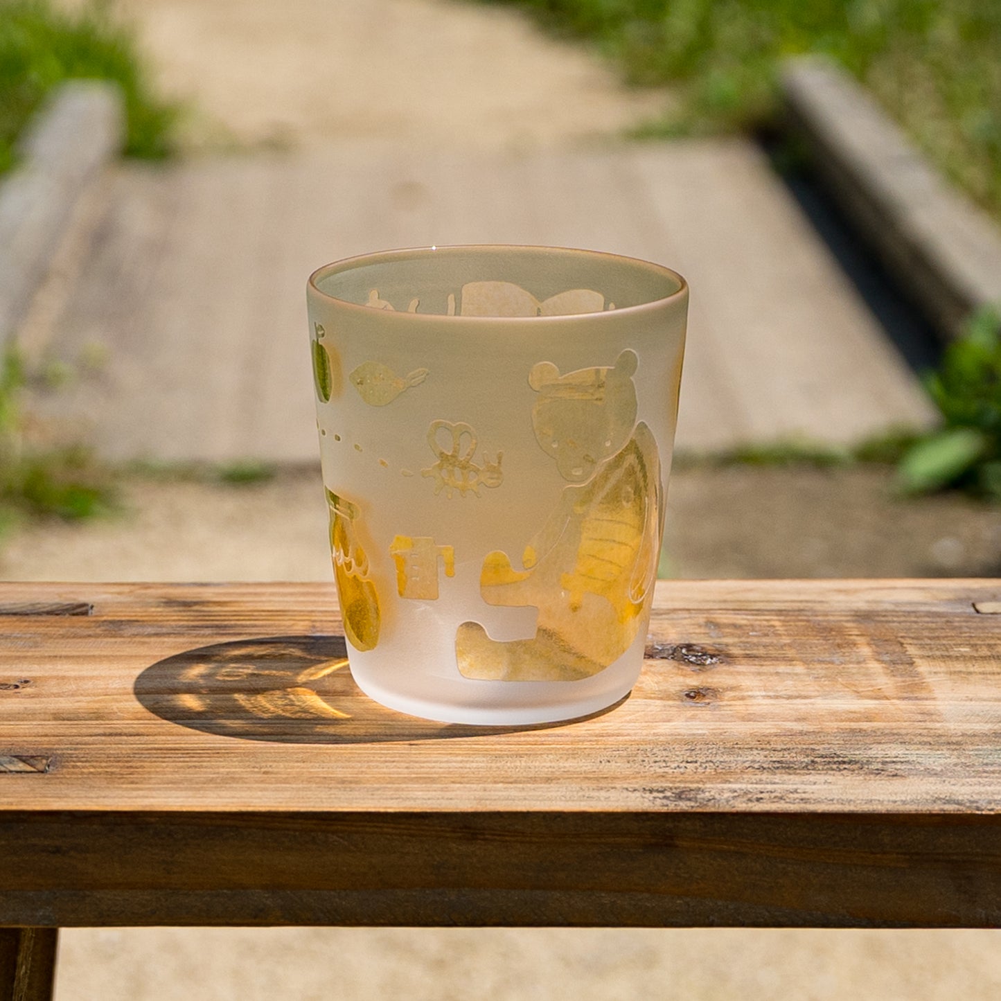 おしゃれでかわいいワタナベサラさんのおやつのグラス