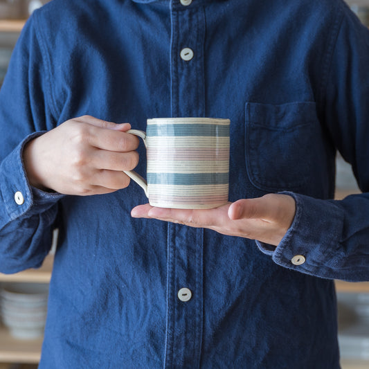 練り込みがかわいい坂下花子さんのマグカップ