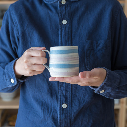 練り込みがかわいい坂下花子さんのマグ