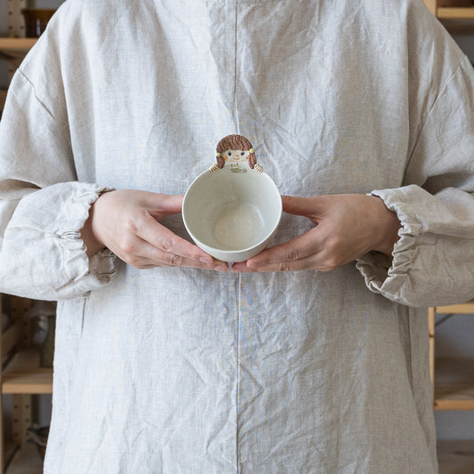 かわいいカオにほっこり癒される山田裕恵さんのヨーグルトカップ