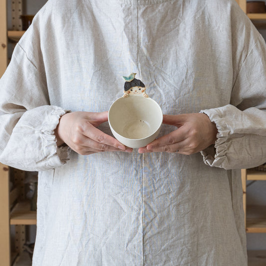 見ているだけで心が安らぐ山田裕恵さんのヨーグルトカップ