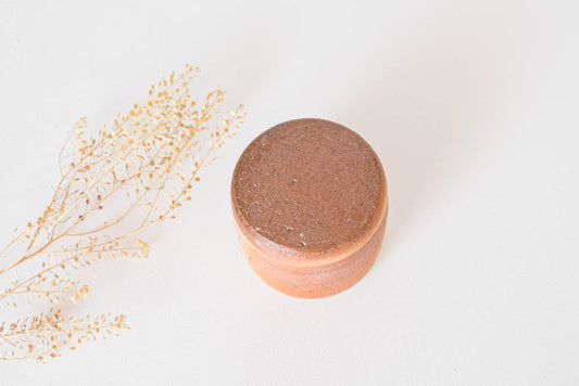 川尻製陶所の筒型塩壷