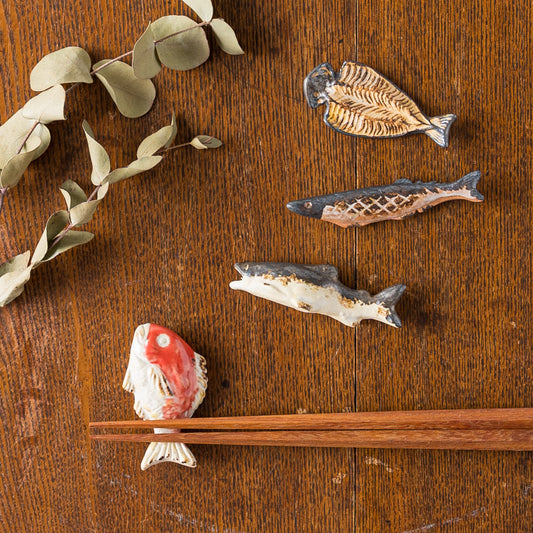 かわいい鯛の美濃焼箸置き