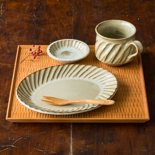 小代焼小代本谷ちひろ窯さんのしのぎ小皿