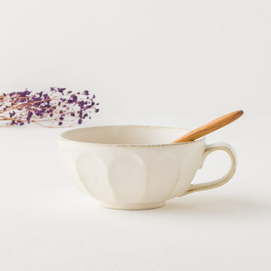 朝食にぴったり合う美濃焼のスープカップ