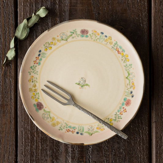 ははみやさんのflower garden6寸皿