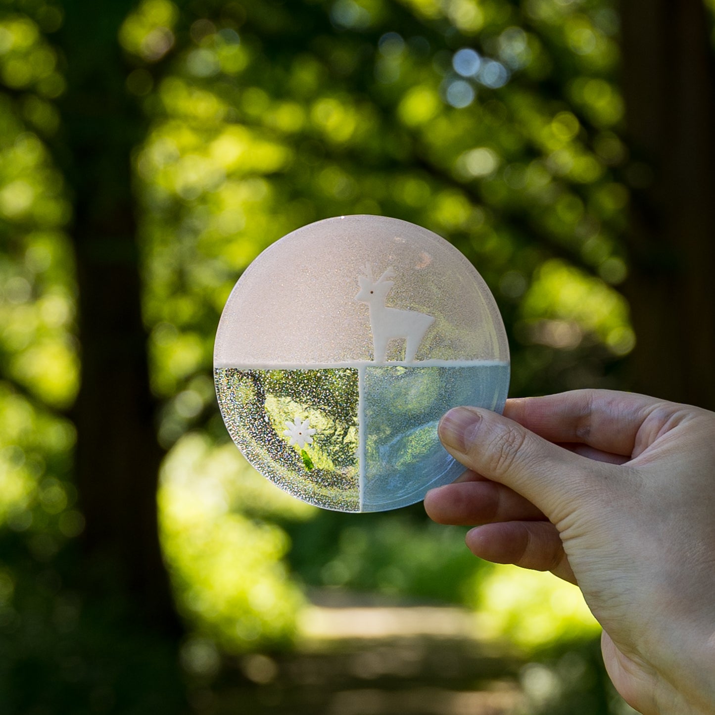 可愛い鹿にほっこり癒される石塚悠さんのどうぶつ豆皿