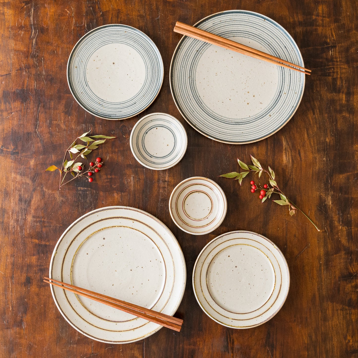 独楽筋模様が食卓を素敵に彩ってくれる冨本大輔さんのうつわ