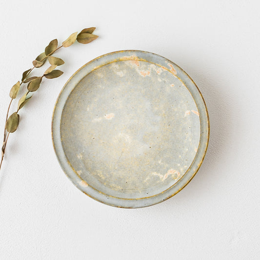 Thin rim plate 12cm Awashiro|Yuya Machida