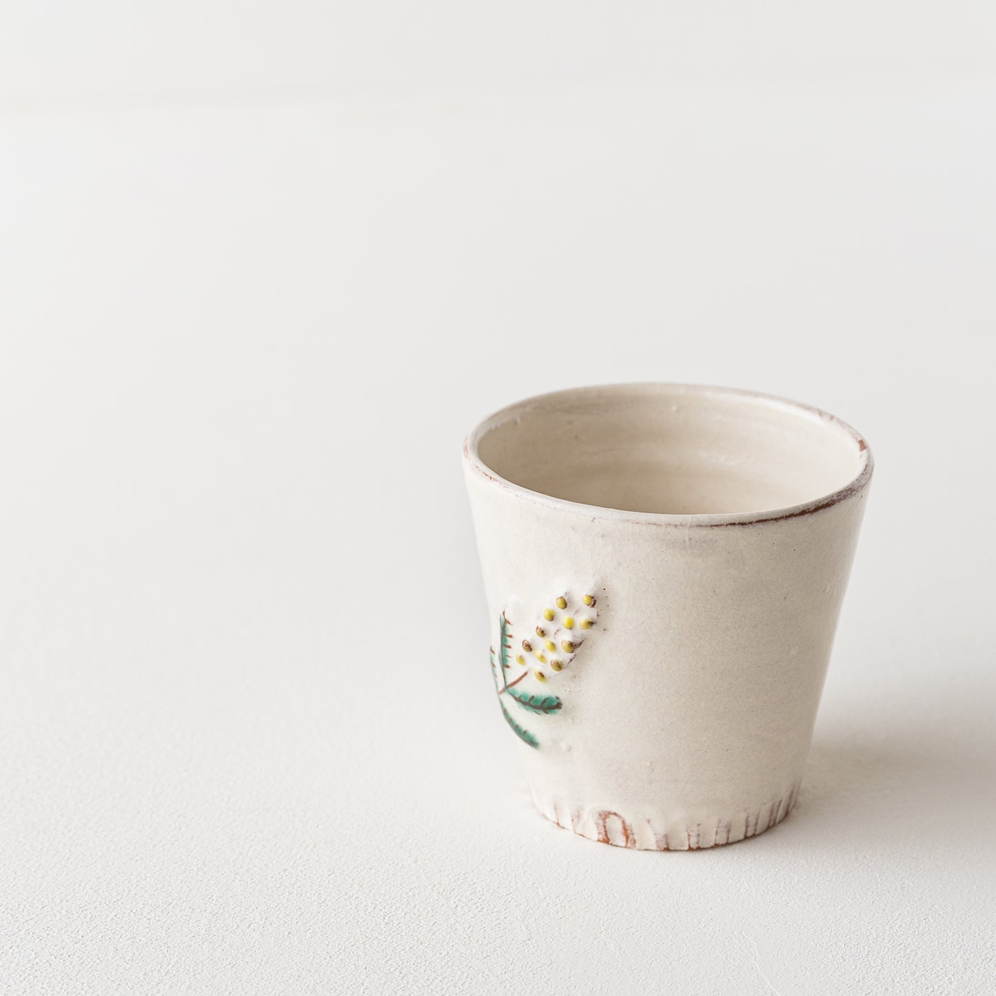 長浜由起子さんのミモザフリーカップ