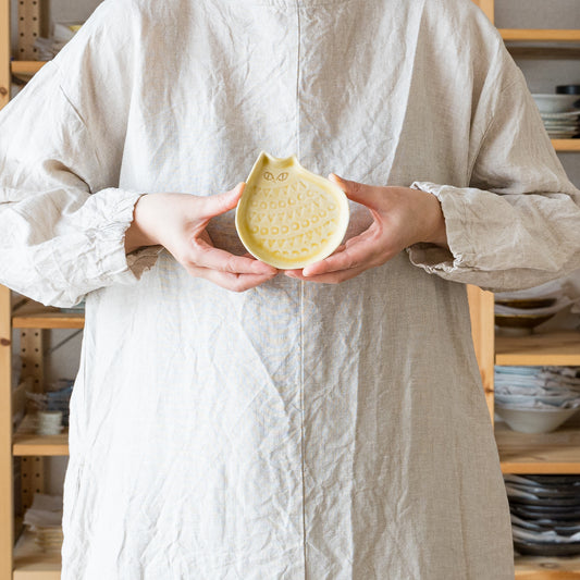 ちょこっとおやつがもっと可愛くなる庄司千晶さんのねこのお皿