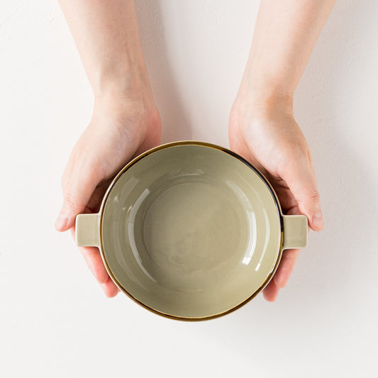 丈夫で使いやすい波佐見焼和山のグラタンボウル