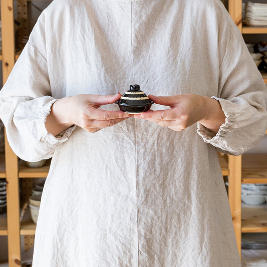 伊賀焼窯元長谷園の薬味入れちびタジン