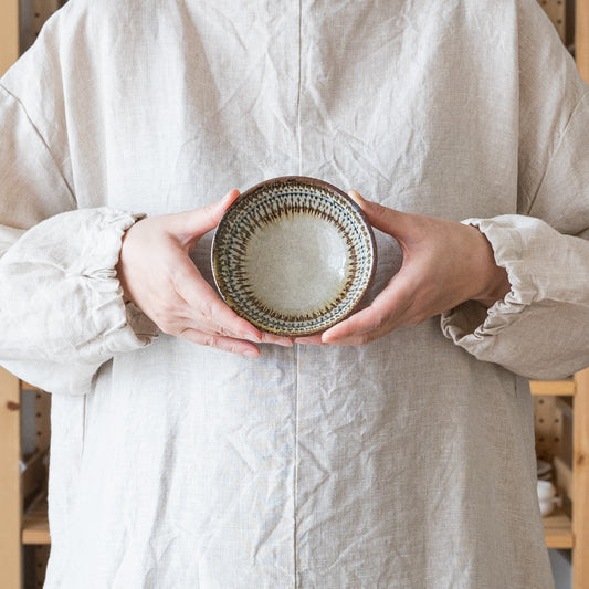 Tobi-kanna small bowl | Shodai ware Fumoto kiln