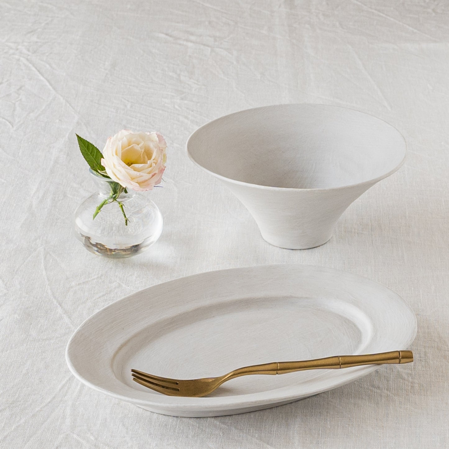 児玉修治さんの朝顔bowlSとオーバルSカンヴァス