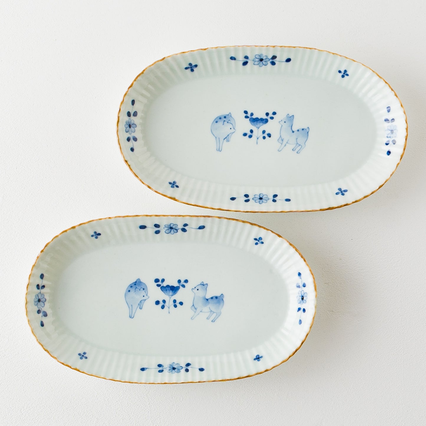 石川理恵さんの輪花長皿鹿