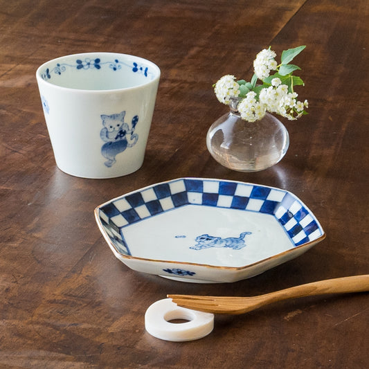 石川理恵さんの染付のうつわ