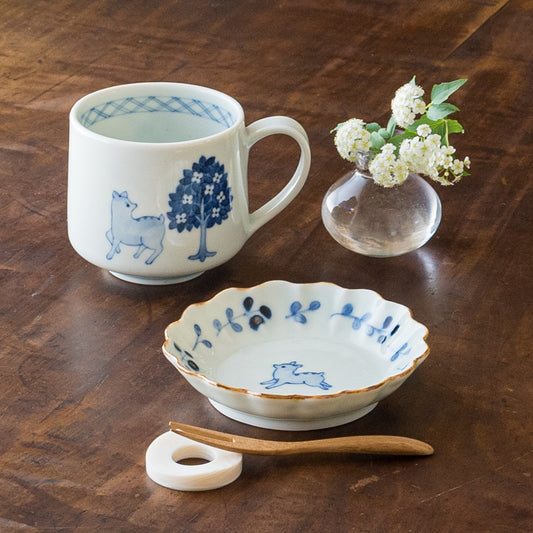 石川理恵さんの染付のうつわ