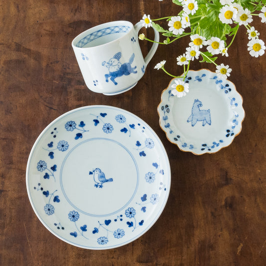 石川理恵さんの染付のうつわ