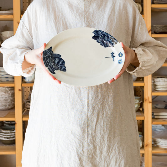 吉村尚子さんのオーバル皿日々