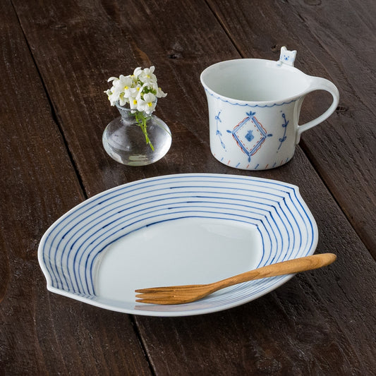 眞窯さんの染付のうつわ