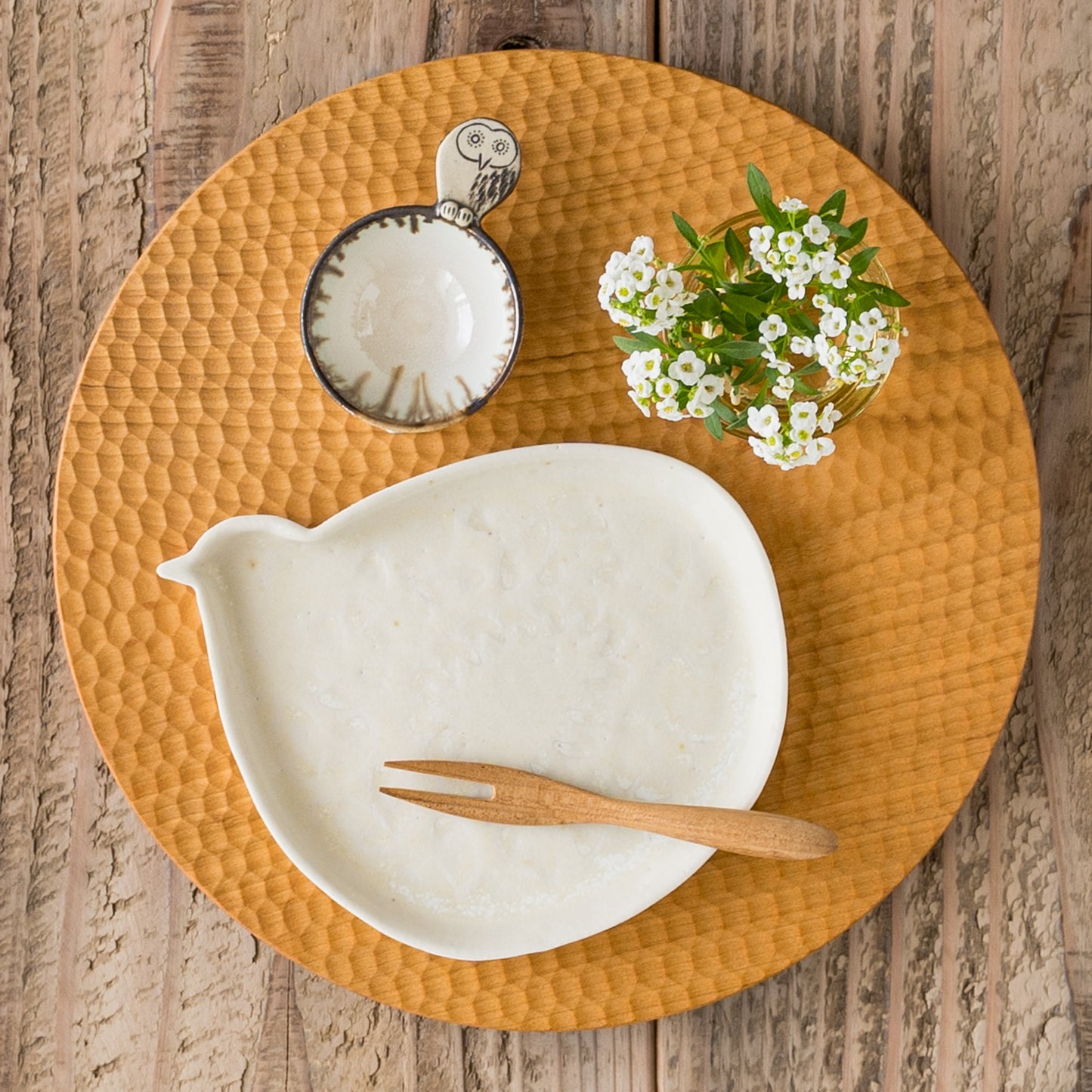 ぱっちりお目目にほっこり癒されるpoetoria種田ゆかさんのふくろうのコーヒーメジャースプーン