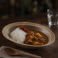 Oval Deep Plate L Brown | Mami Furukawa