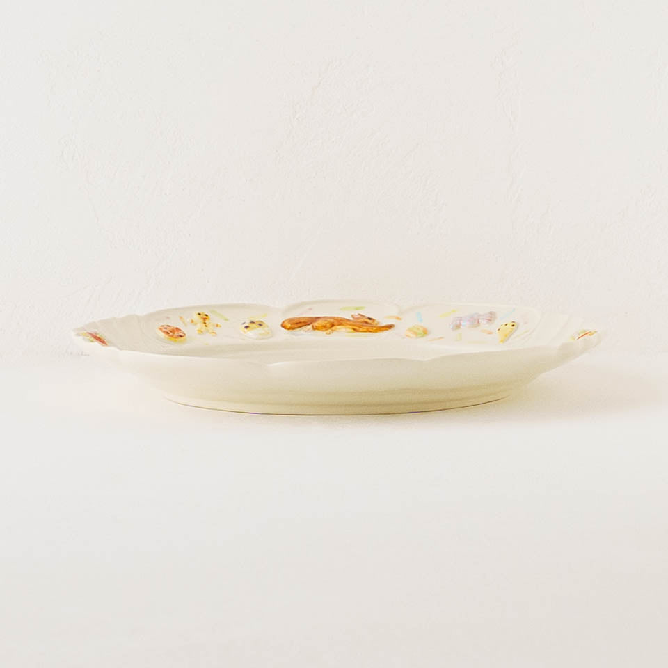 Antique Plate Squirrel Sweets | Sugar Poppo