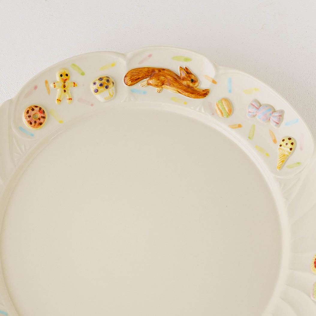 Antique Plate Squirrel Sweets | Sugar Poppo