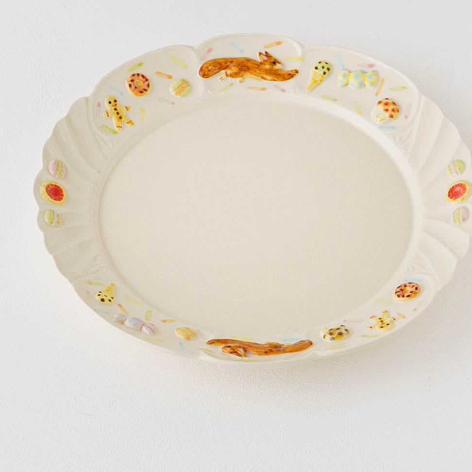 Antique Plate Squirrel Sweets | Sugar Poppo