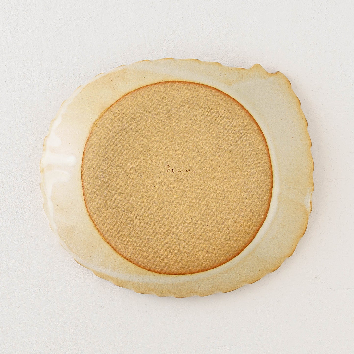 ねこさん皿　小花　大｜アトリエ モノラー