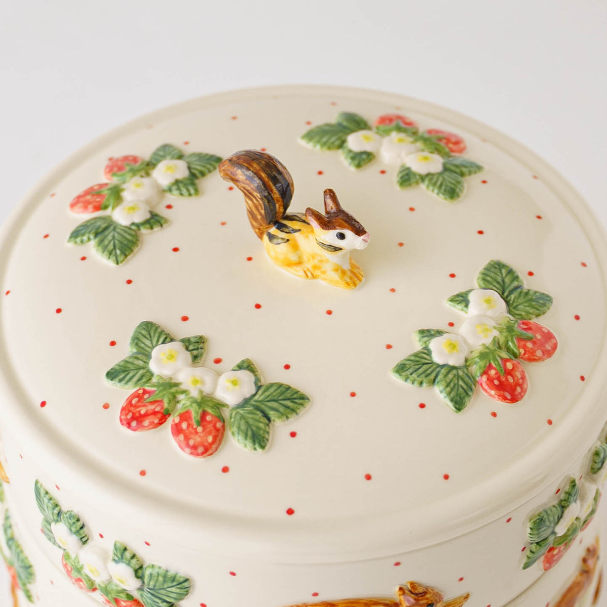 Japanese Tiered Box Squirrel and Strawberry | Sugar Poppo