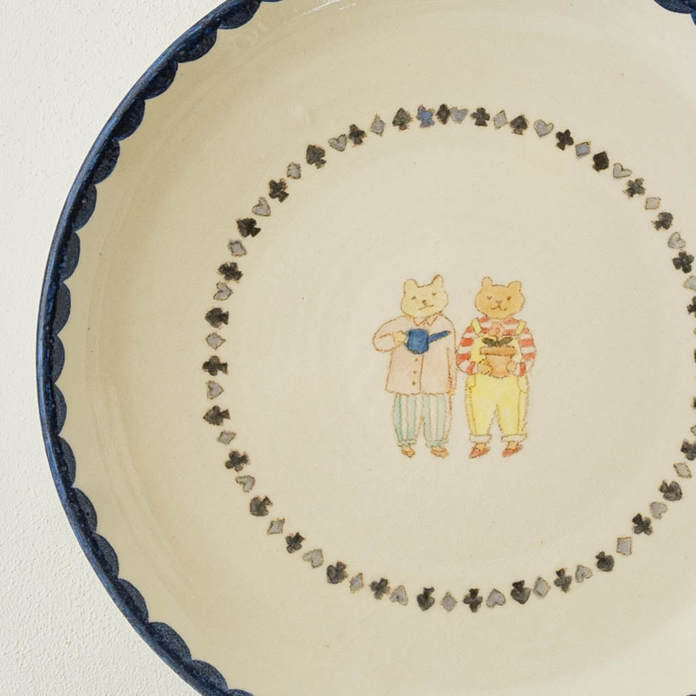 22cm Plate C | Yukiko Nagahama (Yabukarabou)