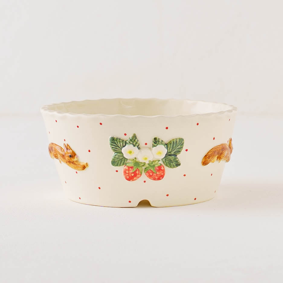 Plant Hopping Squirrel Strawberry Short | Sugar Poppo