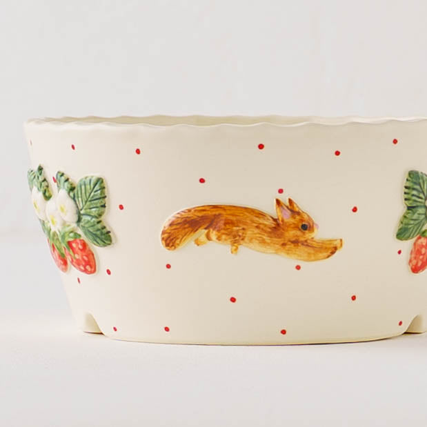 Plant Hopping Squirrel Strawberry Short | Sugar Poppo