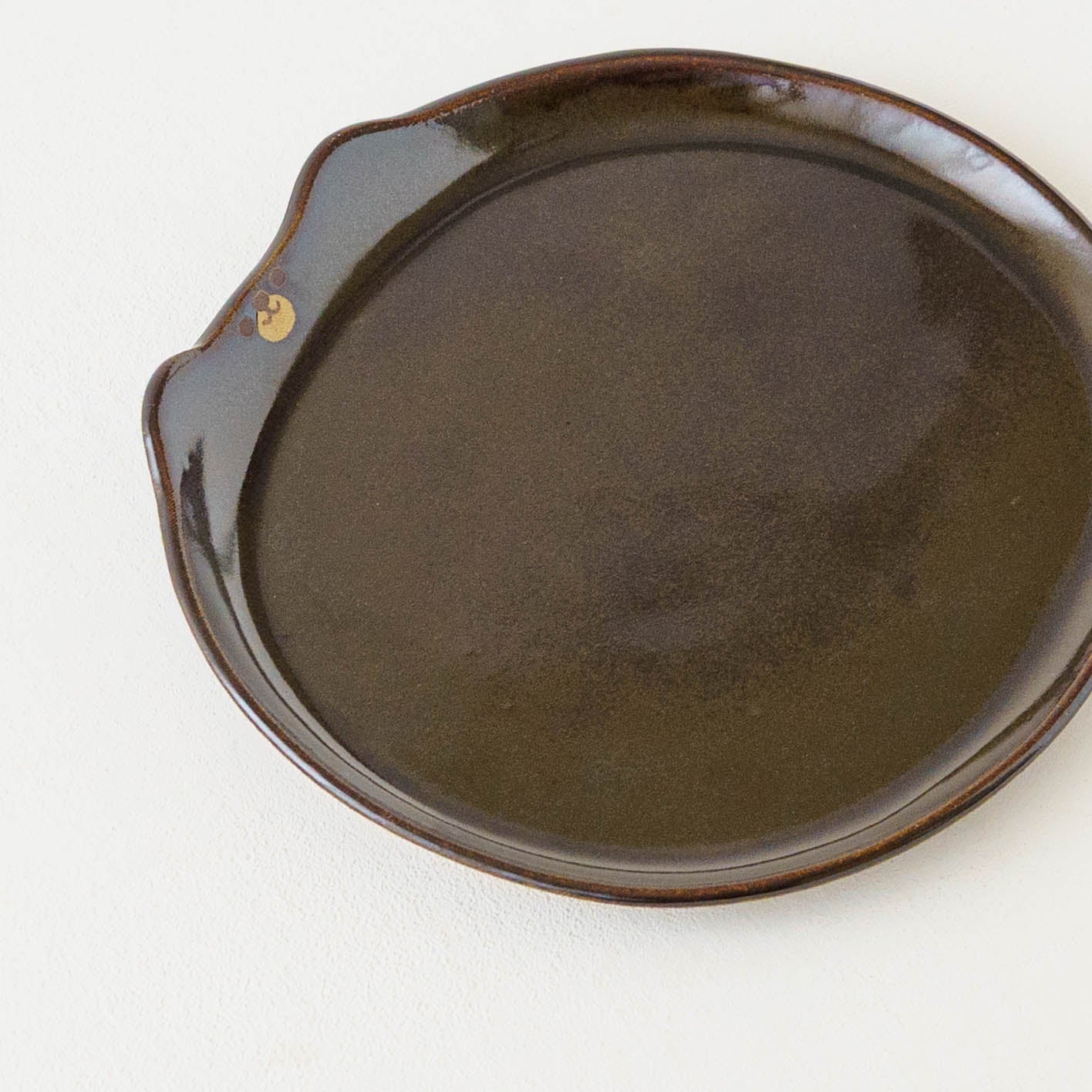 Bear plate brown L | Atelier Monora