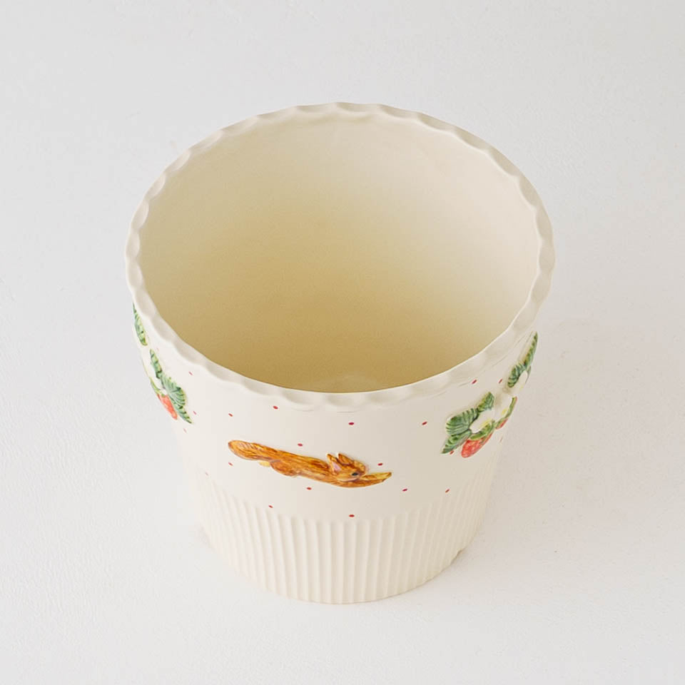 Planter Squirrel Strawberry | Sugar Poppo